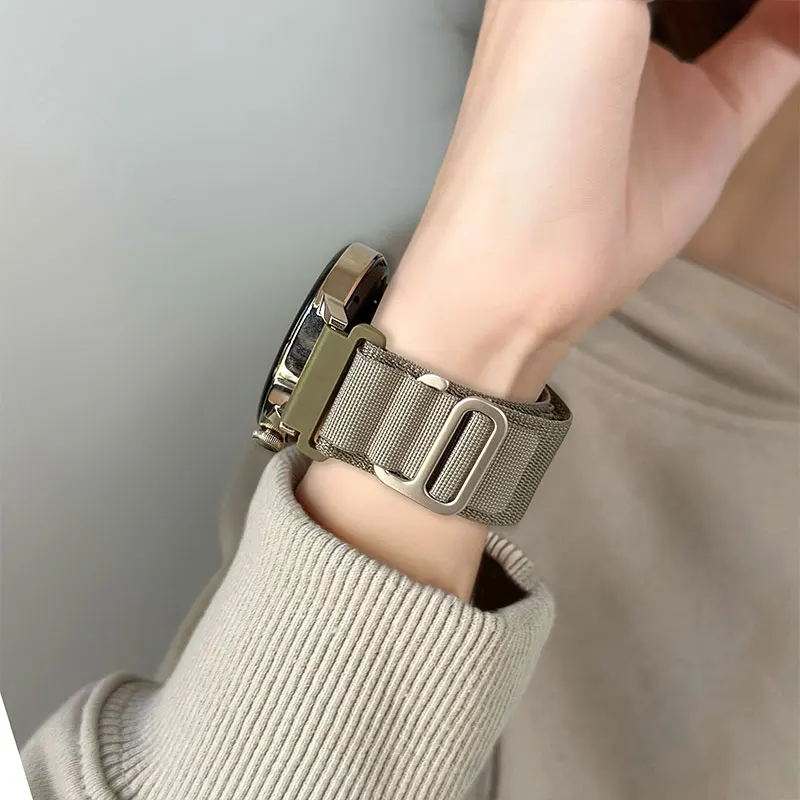 Alpine Loop For Samsung Samsung Galaxy Watch 7/FE/6/5 Pro/4 Classic 44/40mm 45mm Nylon sport bracelet Huawei watch GT4/3/2e band