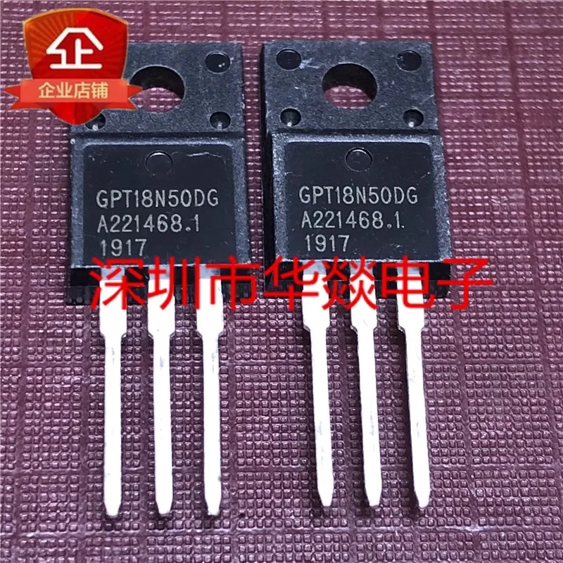 5PCS  GPT18N50DG   18N50  TO-220F   18A 500V  In stock