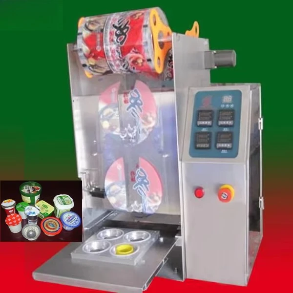 Semi Automatic Fruit Plastic Cups Sealing Machine/jam Sealer/jelly Sealer