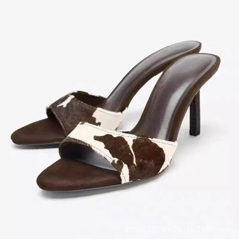 

Fashion High Heels Women's Sandals Designer Leopard Print Women's Pumps and Heels Elegant Designer Stiletto Heels Women's Shoes
