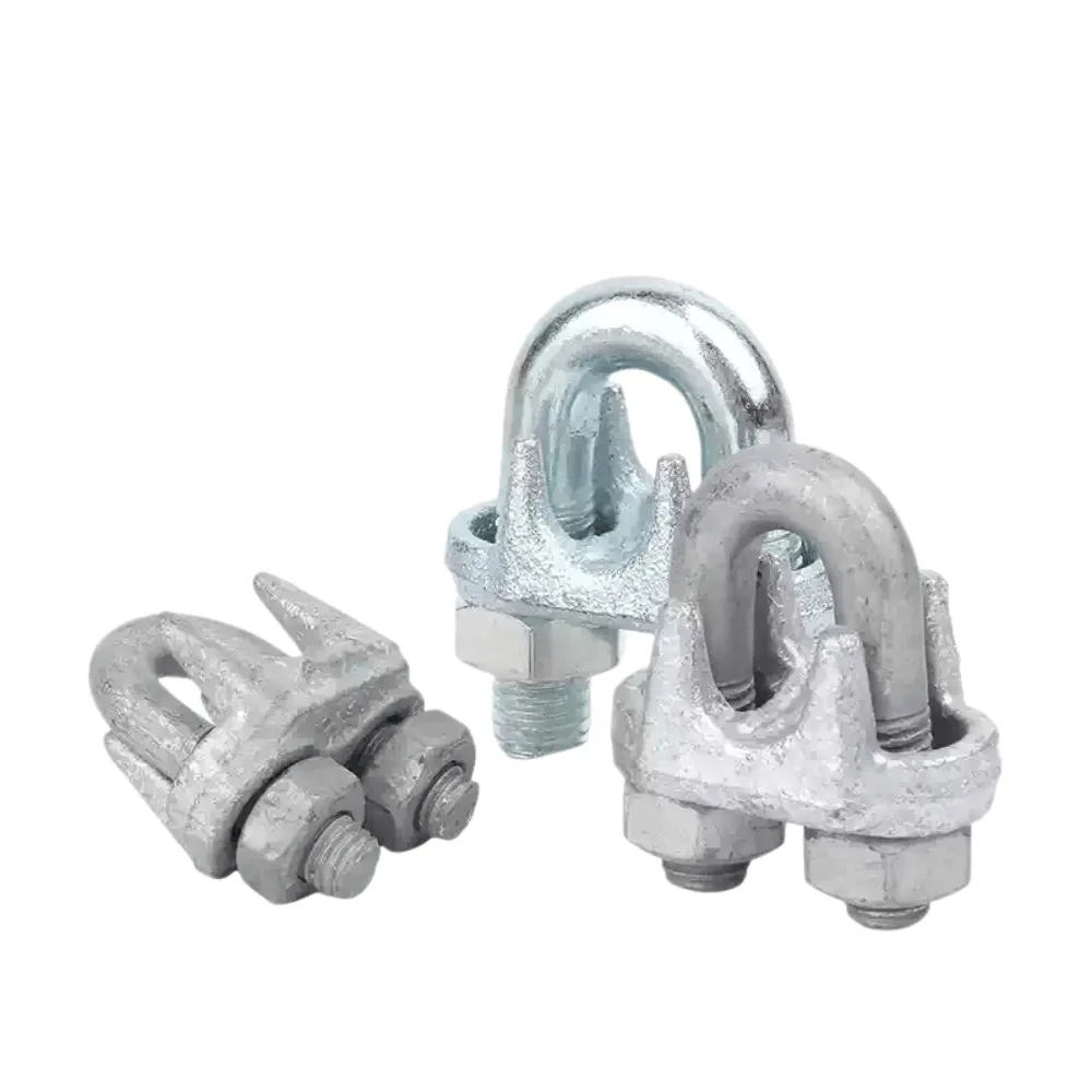 1‑50Pcs U‑Bolt Wire Rope Clip M2‑M36, Stainless Steel Carbon Steel Cable Clamp Bolt for Rigging Household Industrial Hardware