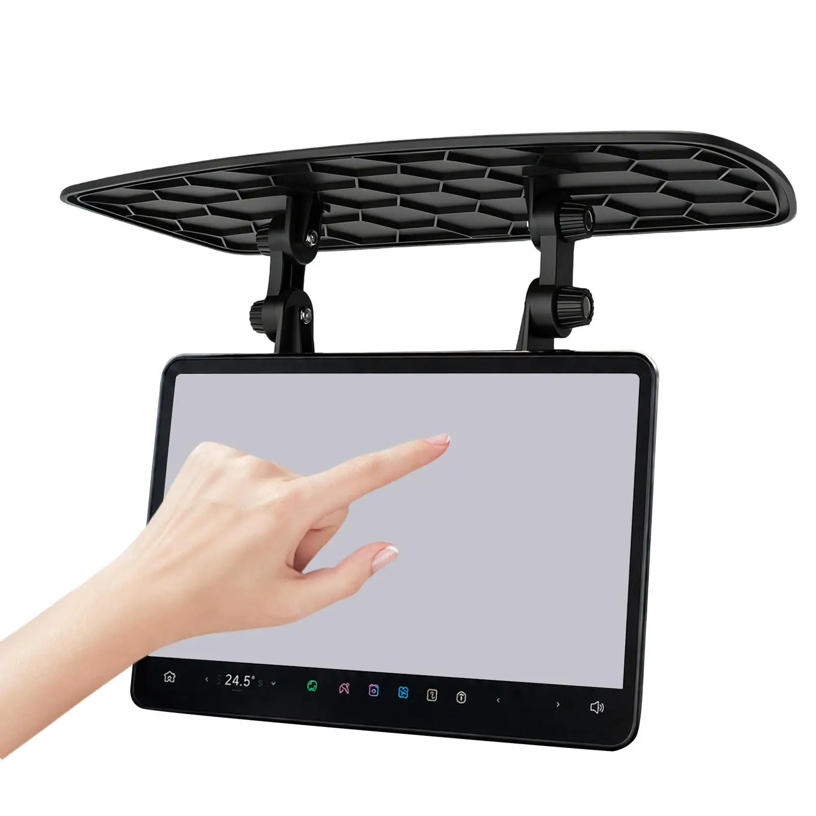 GPS Sun Shade Visor Dash UV Protection Auto Dashboard Sunshade for Travelers Drivers Fleet Managers Sedans Trucks SUVs RVs Road