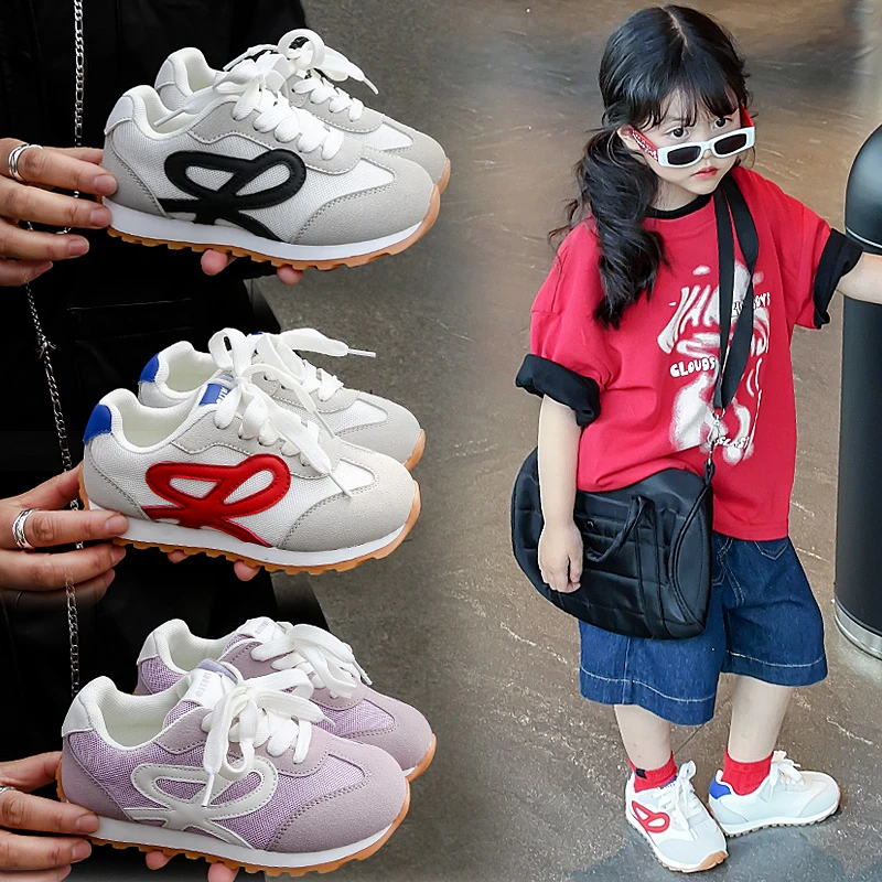 

2025 NEW Girls' Casual Sports Shoes Spring and Autumn New Lightweight and Versatile Low Top Board Training Shoes