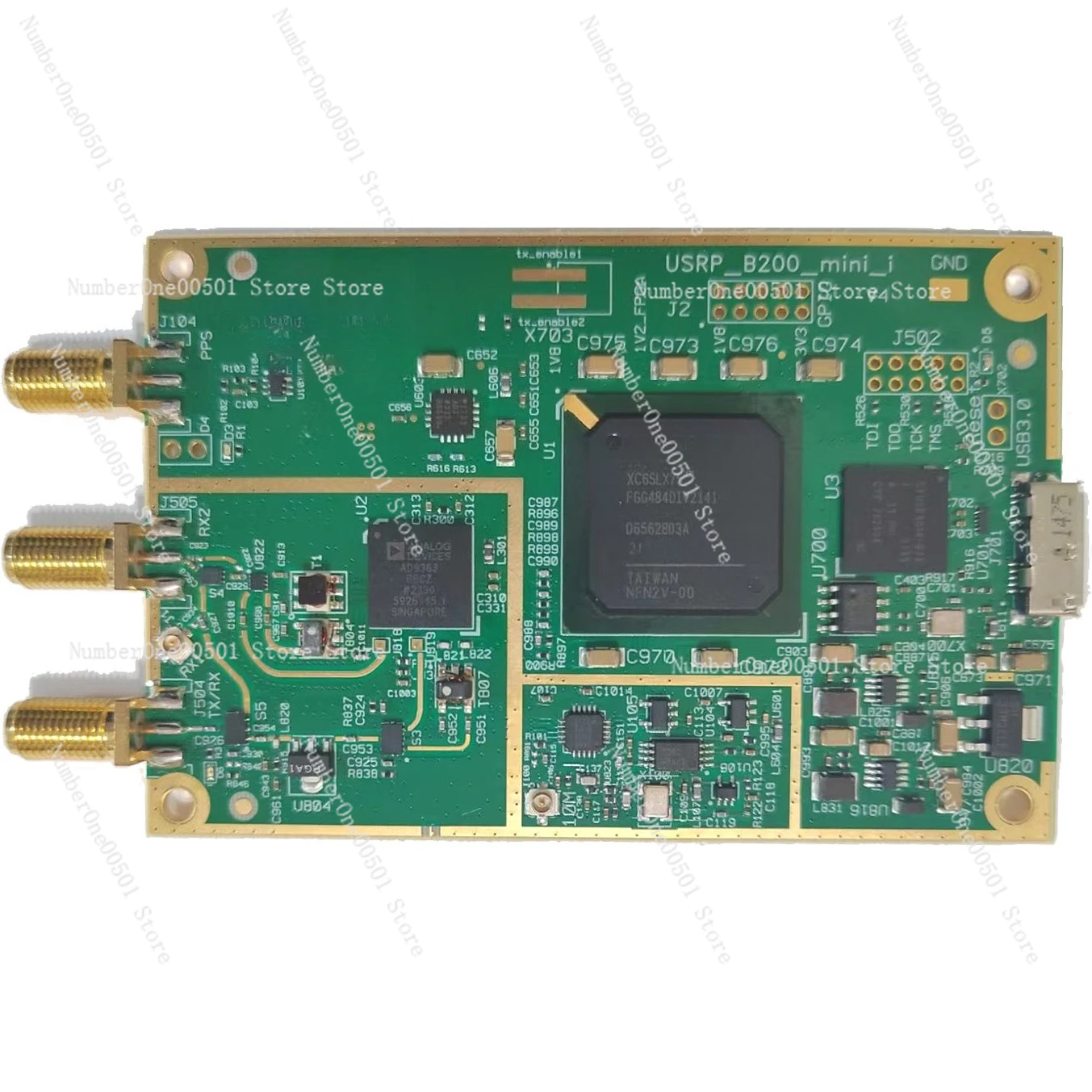 

B200 Mini Software Defined Radio SDR RF Receiver Development Board Open Source UHD Support Compatible