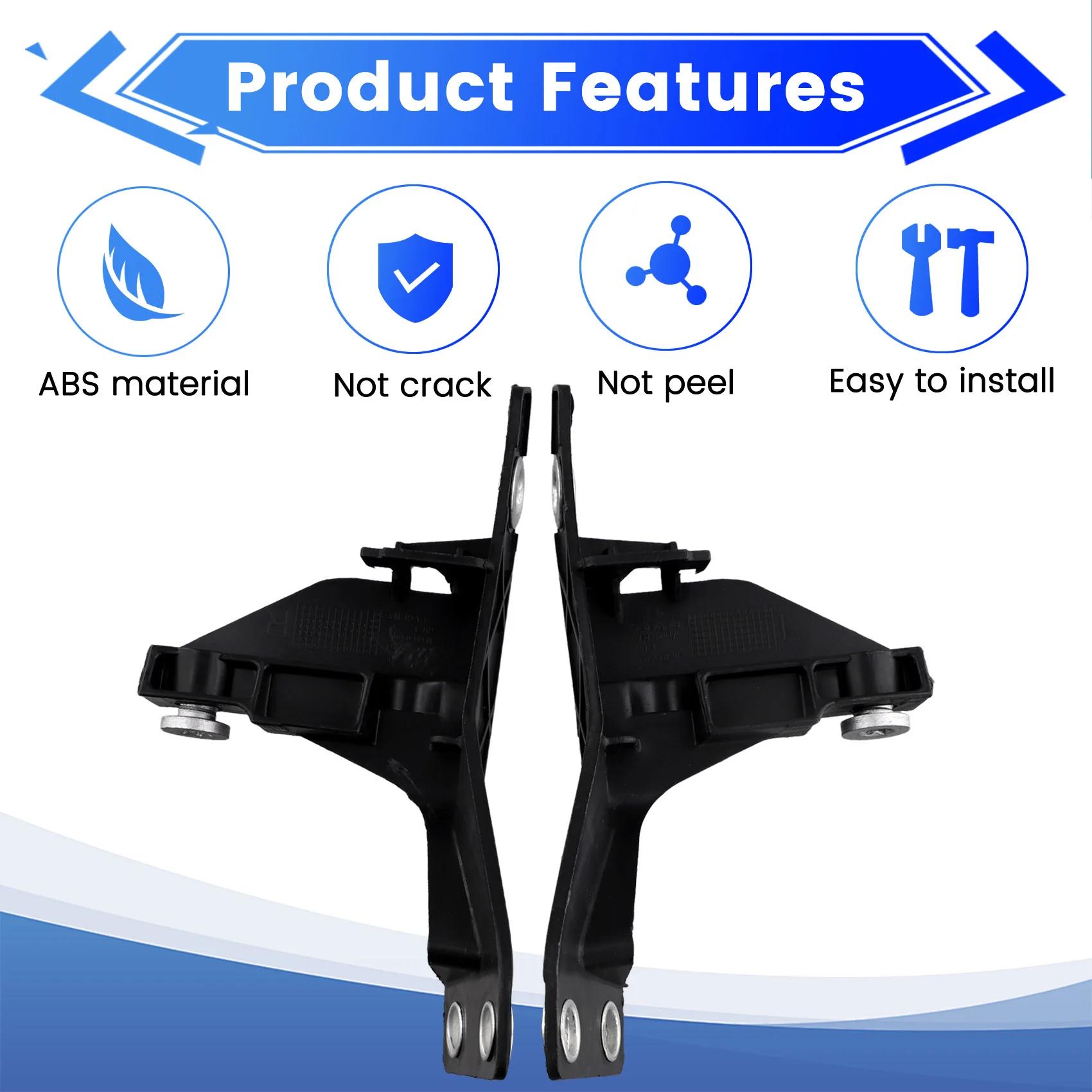 

ABTD-1 пара левого и правого автомобильного переднего бампера, кронштейн для фар для A4 S4 RS4 Quattro Seat Exeo/ST 8E0805363 8E0805364