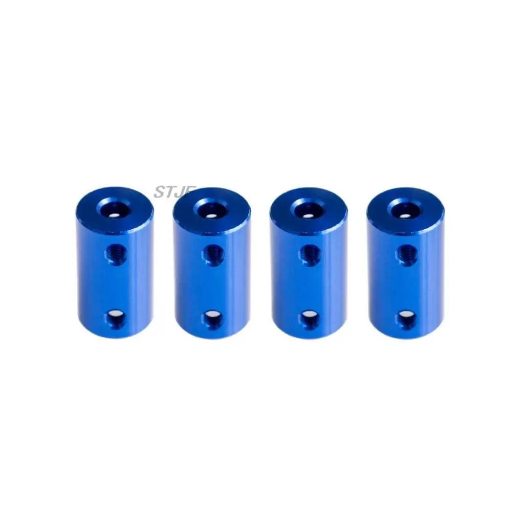 blue aluminum alloy coupler D14 L25 5mm with 8mm for 5mm shaft 8mm shaft for motor shaft ship model coupling