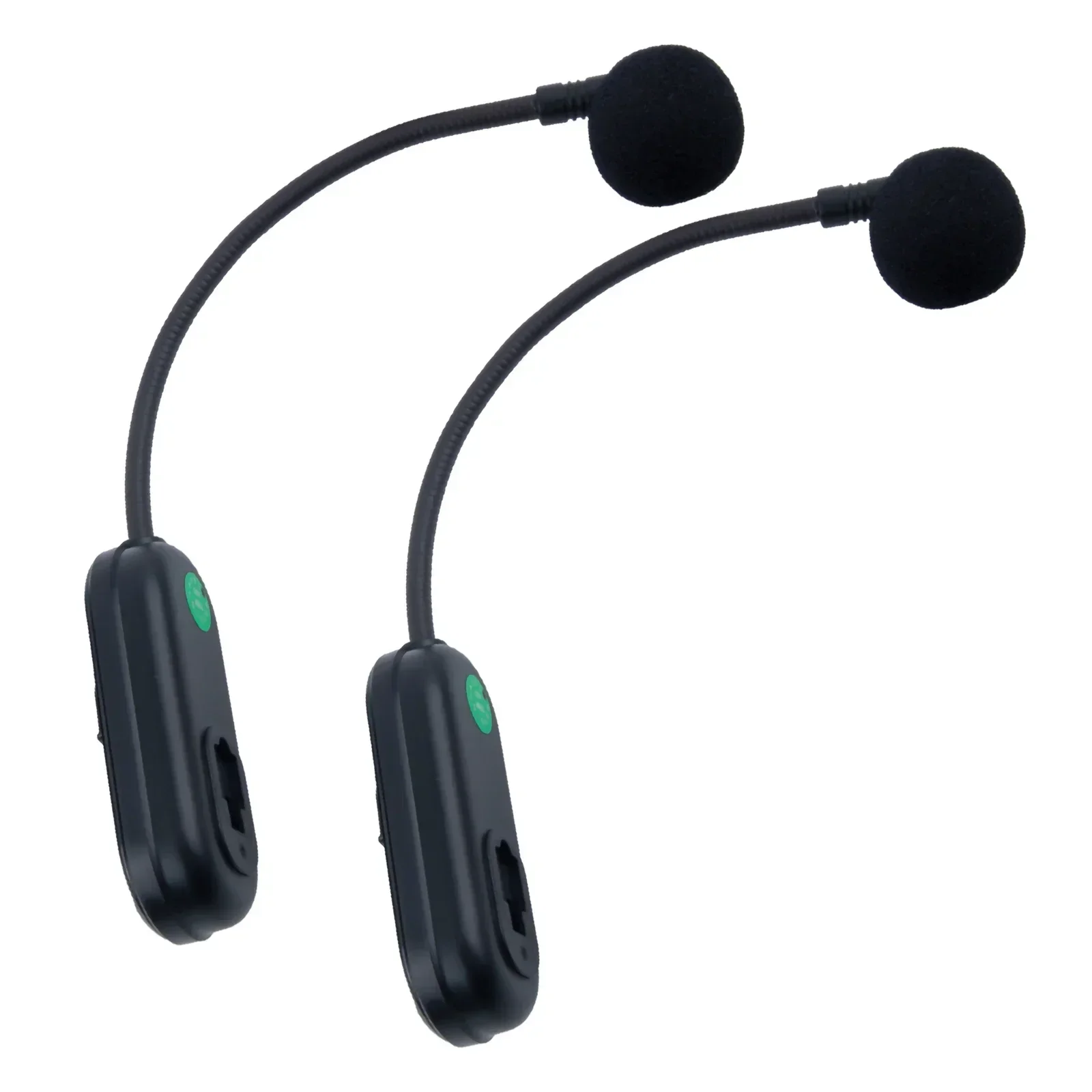 2.4G 2 Channels Wireless Headset Mic 50M Range For Speaker Voice Teaching Yoga  Headset And Lavalier Lapel Mic For Church Speech