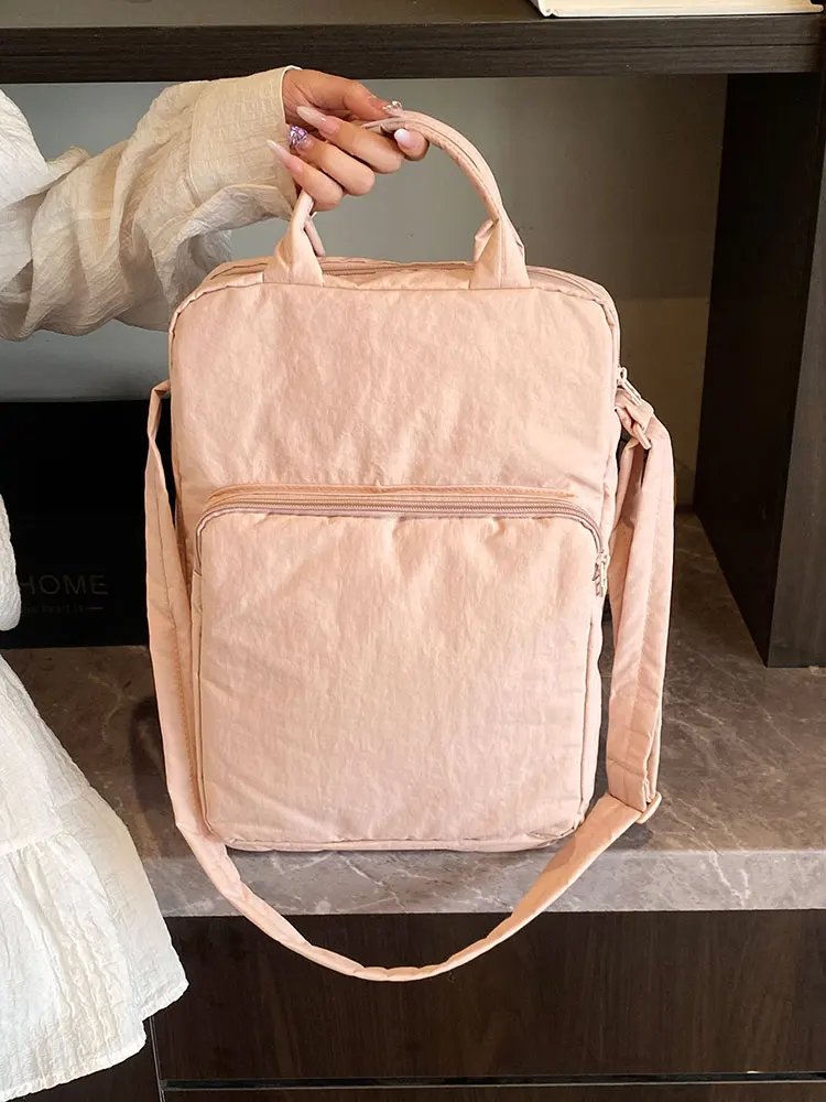 

Большая вместительная повседневная женская сумка-рюкзак Bapa, легкая, для планшета 5 дюймов, простая, для отдыха, студенческая, для книг, на одно плечо