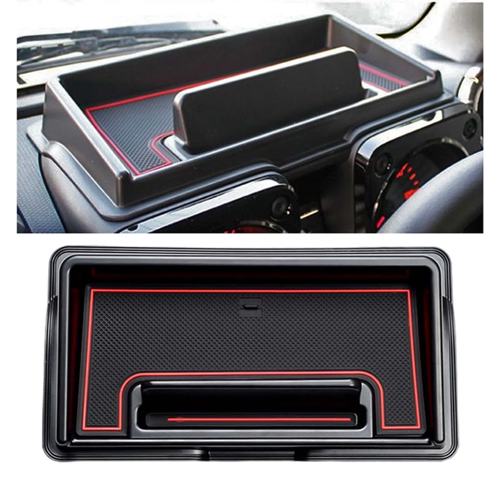 Car Inner Dashboard Storage Box Phone Holder Automobile Accessories Phone Cradles Navigation Organizer for Suzuki Jimny  ABS