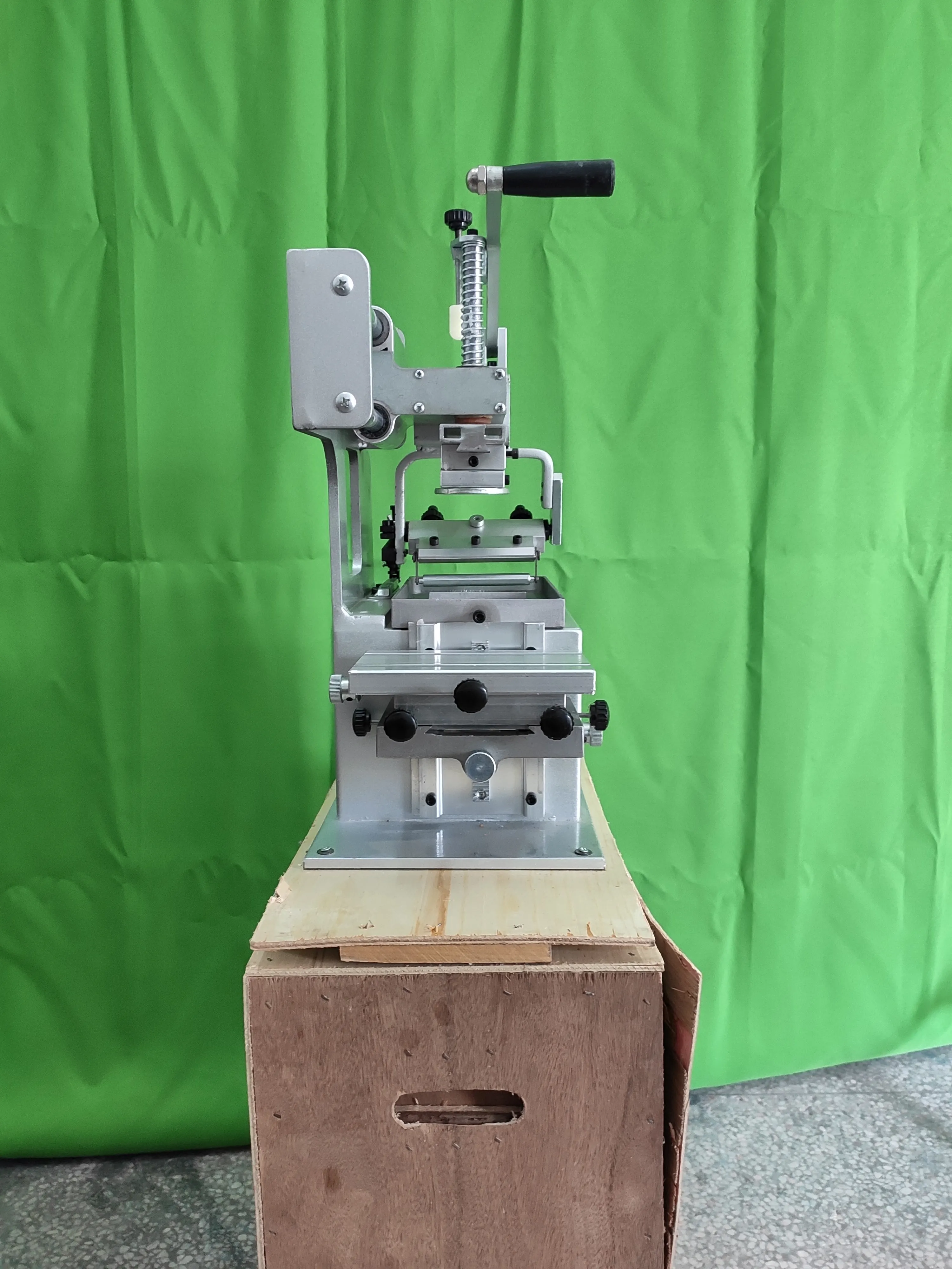 Manual Ink Cup Pad Printing Machine for Metal Plastic Logo Marking Industrial Customized Printing Equipment