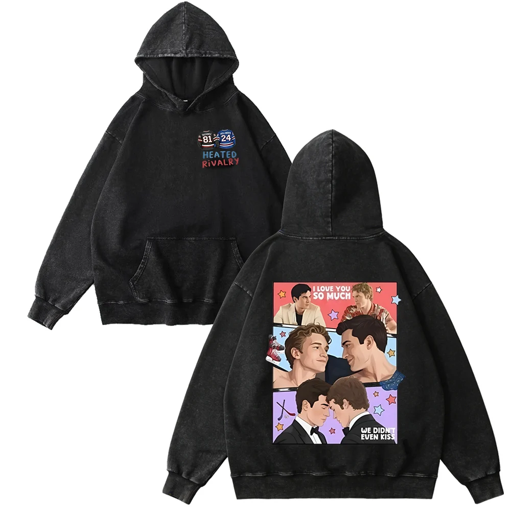 

Heated Rivalry Hoodies Vintage Merch cotton Hoodie Men and Women Hip-hop Sports high quality Pullover fashion Sweatshirt