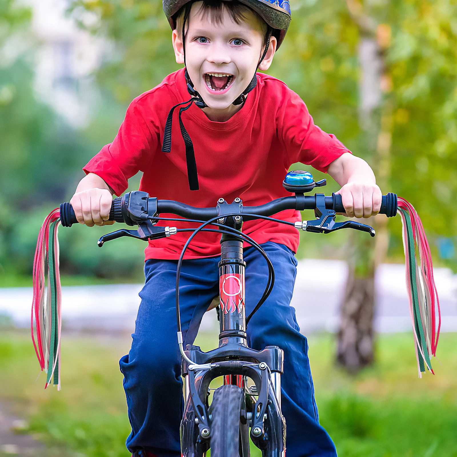 

Children Bicycle Kids Handlebar Streamers For Bikes Bike Tassels Handlebar Grips Sparkly Decoration Durable Premium Material