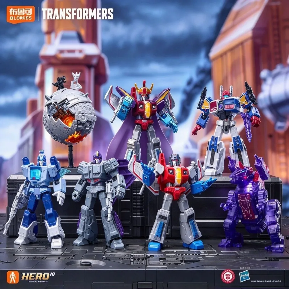 BLOKEES Transformers Shining Edition Sixth Issue The 6th Issue Coronation Moment Starscream Assembled Model Toy Gram