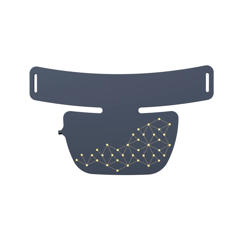 جهاز تجميل الرقبة LED، 4 أوضاع للعلاج بالضوء، تفتيح البشرة وتعزيز المرونة، 360 درجة °   الإضاءة، سهلة الاستخدام