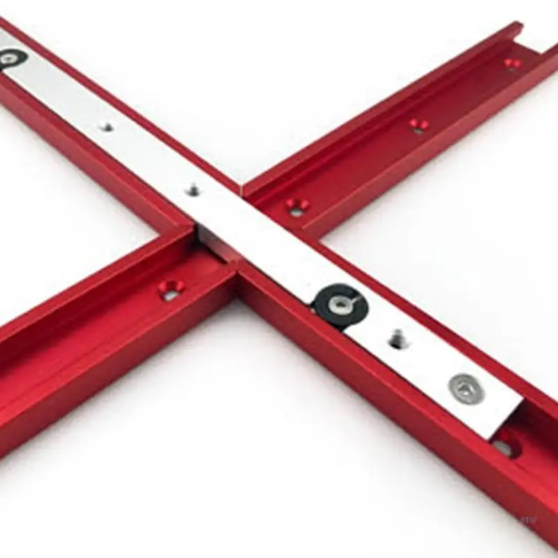 4Pcs T Track Intersections Parte T Slot Track Conectores Cruz alumínio