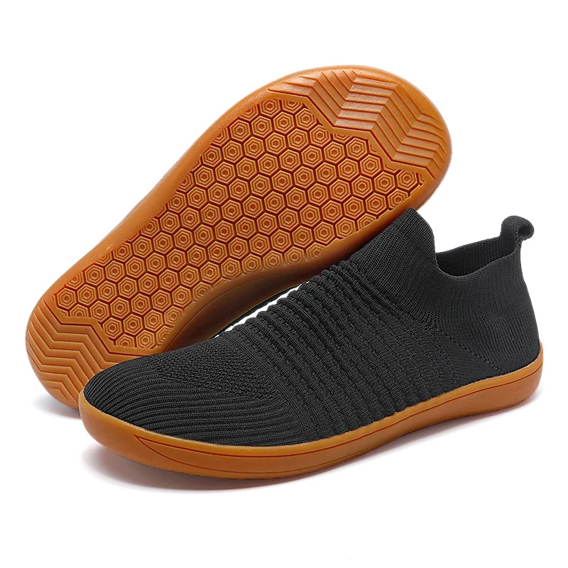 New Unisex Wider Shoes Breathable Mesh Men Barefoot Wide-toed Shoes Brand Flats Soft Zero Drop Sole Wider Toe Sneakes Large Size