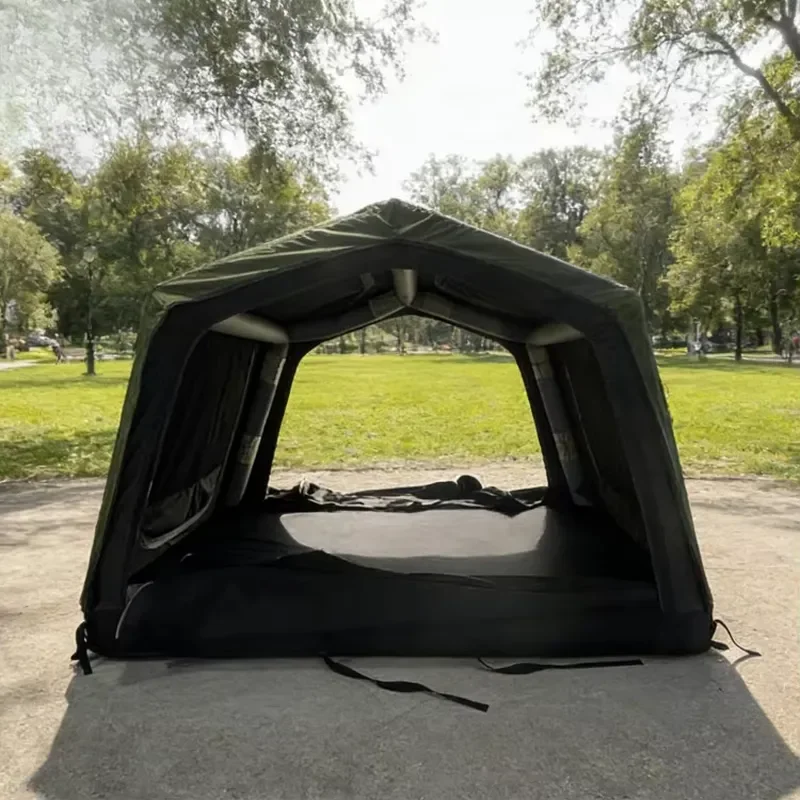Outdoor Double Layers Cotton Waterproof Lightweight Camping Inflatable Open Folding Car Roof Tent