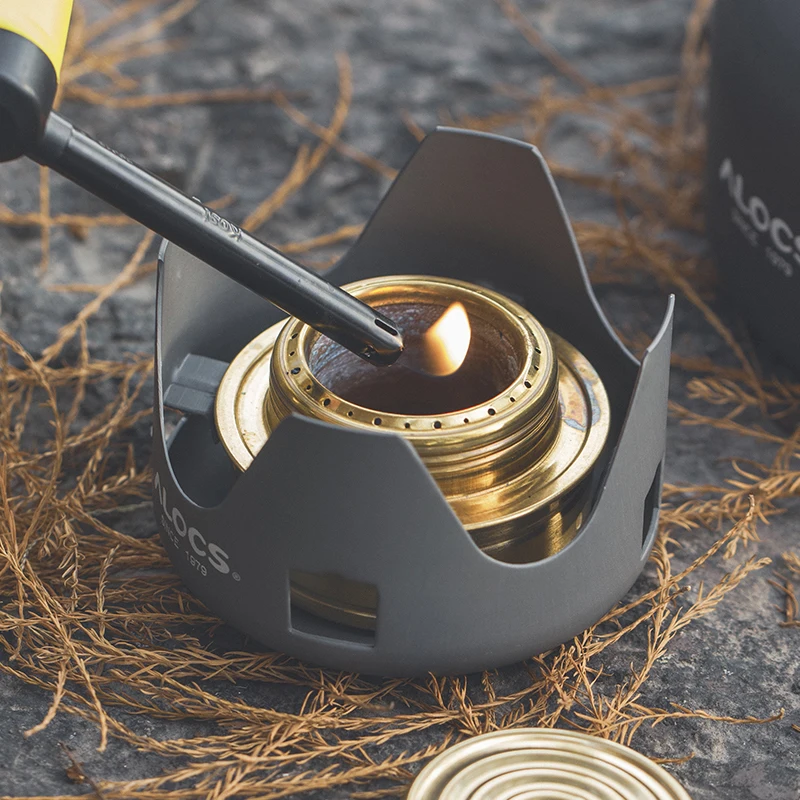 

Компактная спиртовая мини-горелка ALOCS CS-B02/B13 с подставкой для пешего туризма, кемпинга