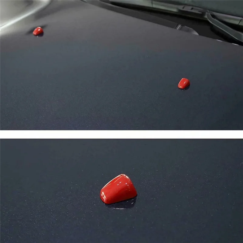 2Pcs Front Windshield Washer Nozzle Wiper Cover Trim For Dodge Charger Challenger RAM Durango Chrysler 300C-T61C