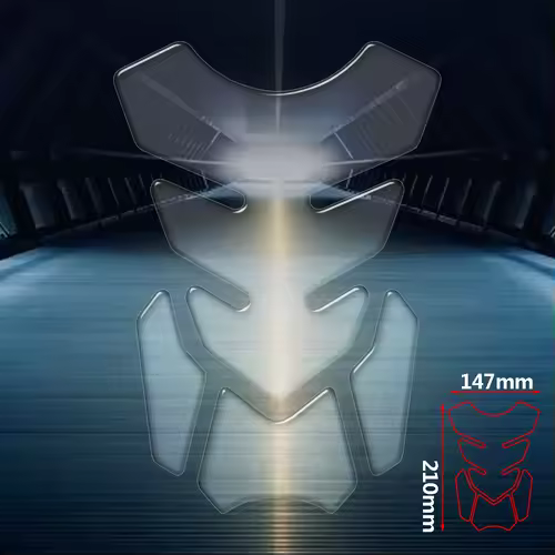 Transparent Resin Tank Pad Protector Universal for Motorbike for Kawasaki Honda CBR Suzuki GSXS GSXR Yamaha etc - Image 3
