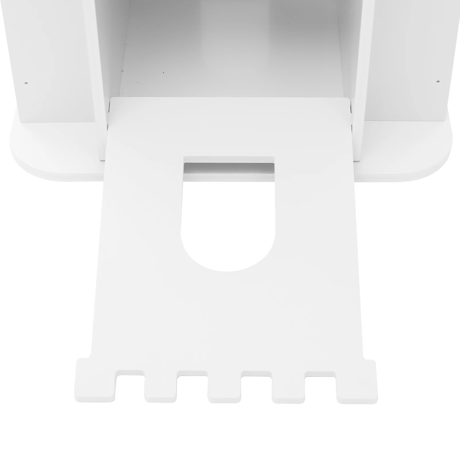 Rotating Children's Bookshelf, 95x41x41cm White Book Display Shelf, Floor Standing Bookshelf