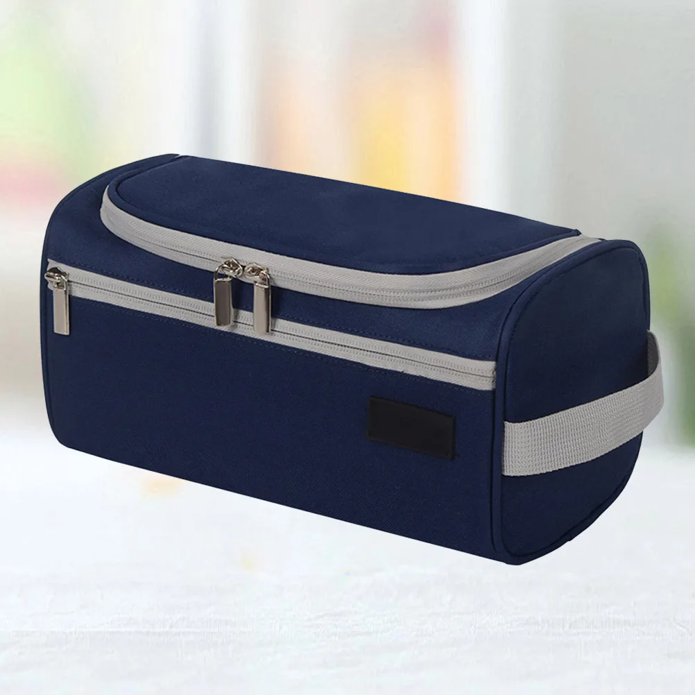 

Waterproof Oxford Toiletry Bag Large Capacity Travel Organizer For Men Women Portable Storage Pouch Gym Camping