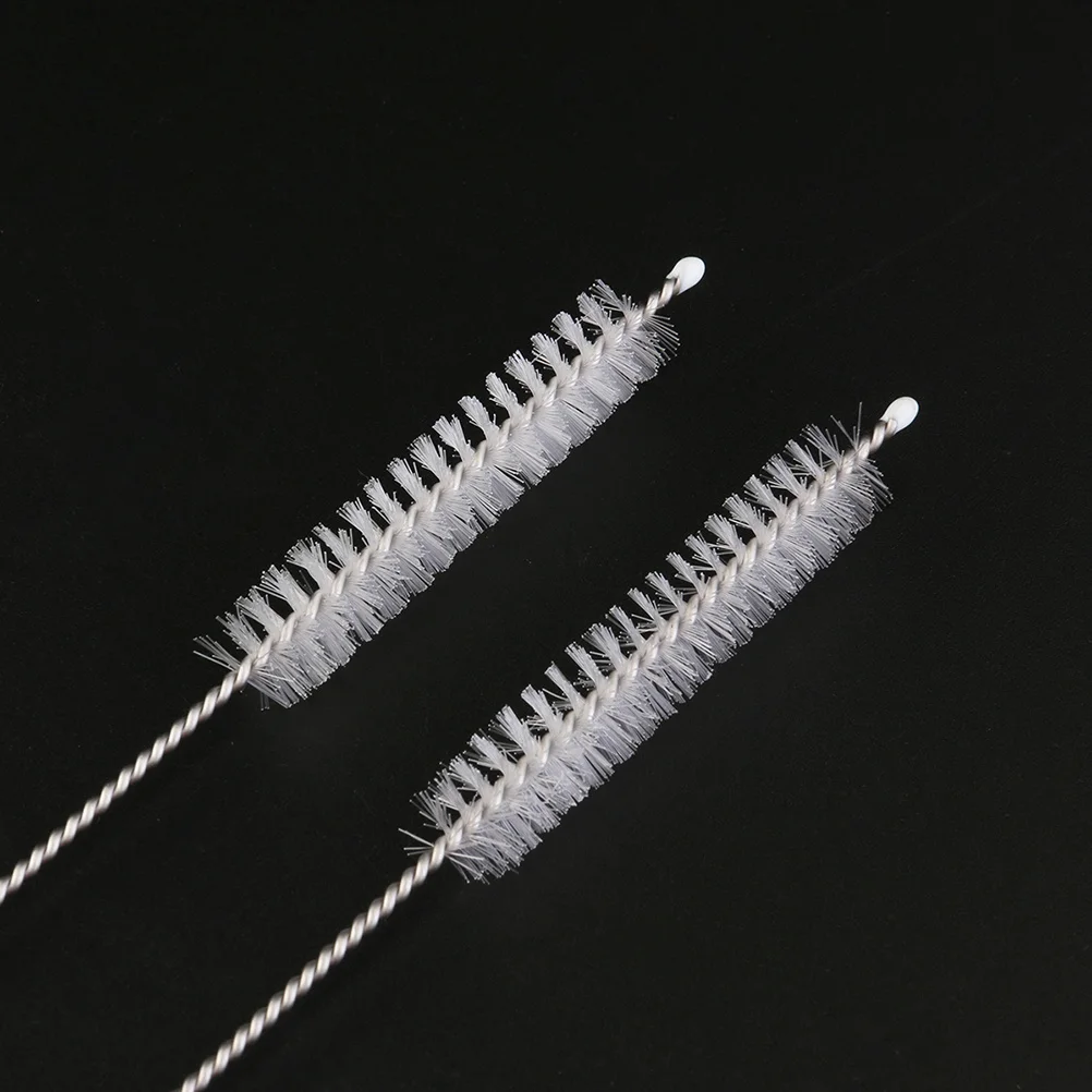 

10Pcs Stainless Steel Straw Brush 8mm 20cm Cleaning Brush for Reusable Drinking Straws Funnel Neck Tube Corner Cleaning Tool
