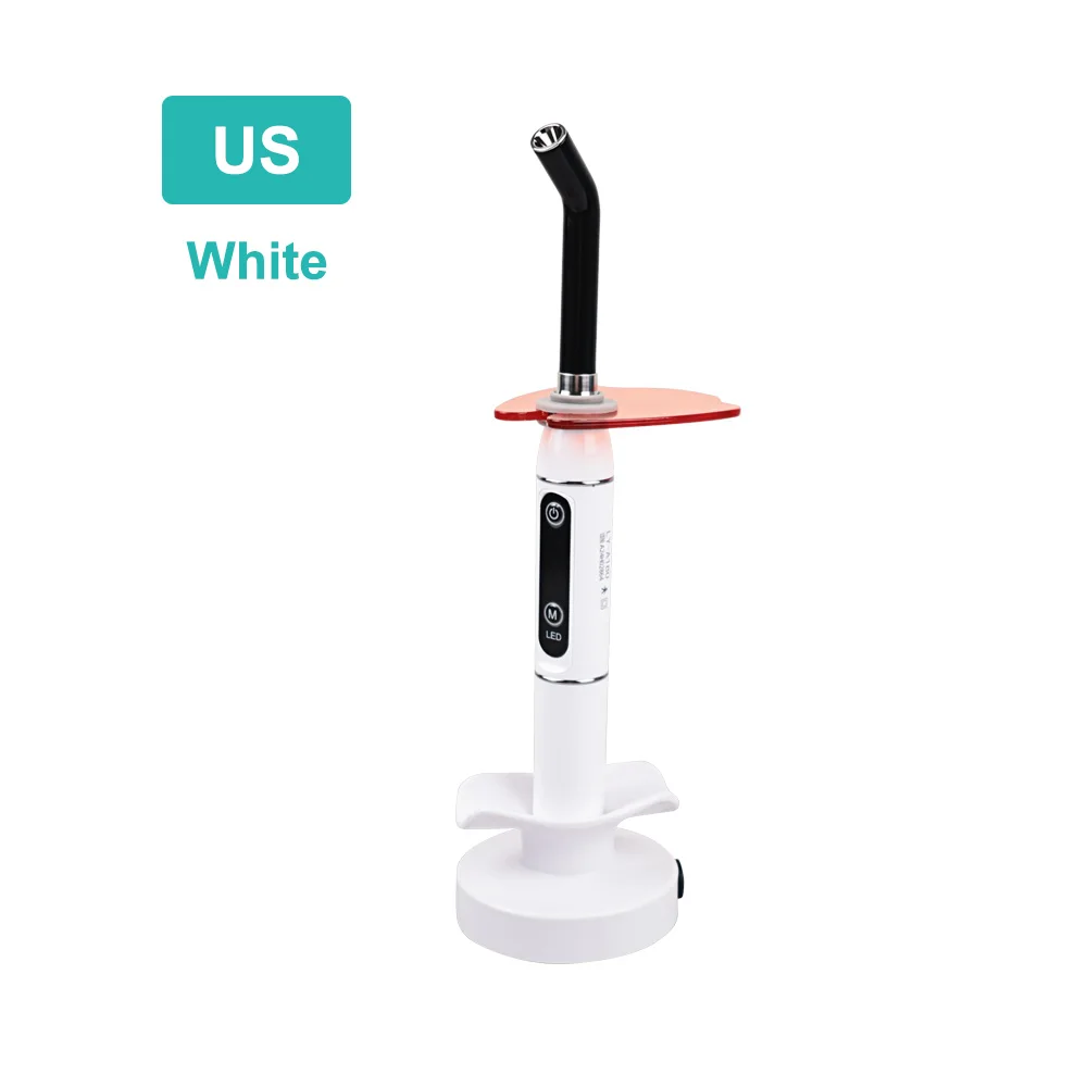 1 Set Tandheelkundige Draadloze LED Curing Light Uithardbare Hars Mondhygiëne Draadloos Apparaat Denspay Led Tandheelkundige Fotopolymerisator Lamp