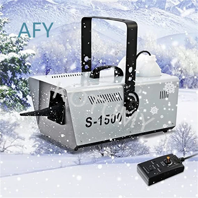 Manual and Remote Dual Control 1500W Snowflake Machine for DJ Christmas Stage Performance Event Snow Making Machine for Party