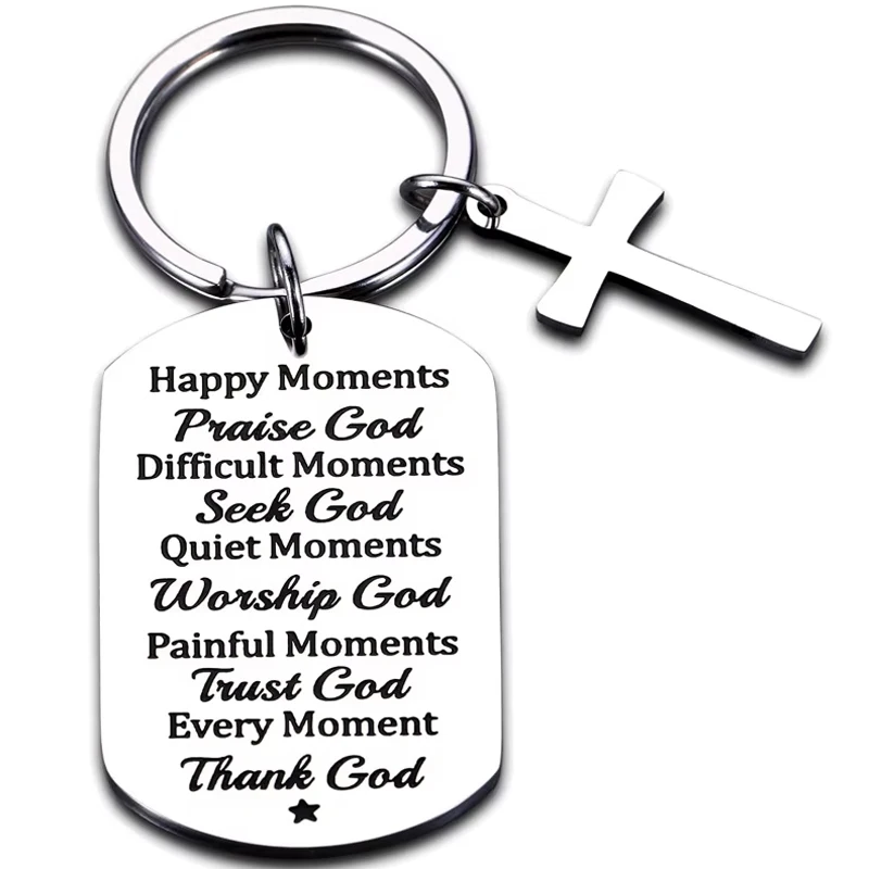 Pastor Gift Religious Jewelry God Pastor Thank You Keychain for Church Pastors Youth Pastors Keychain Church Gift