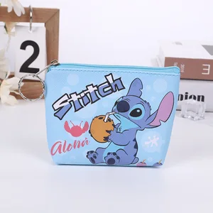 Disney Stitch Mini Coin -Geldbörse für Kinder, schöne Cartoon -Anime, PU -Schlüsselkoffer, Aufbewahrungstasche, Kawaii Brieftasche für Kinder 8 Hauptverkaufstür und Brieftasche - №5