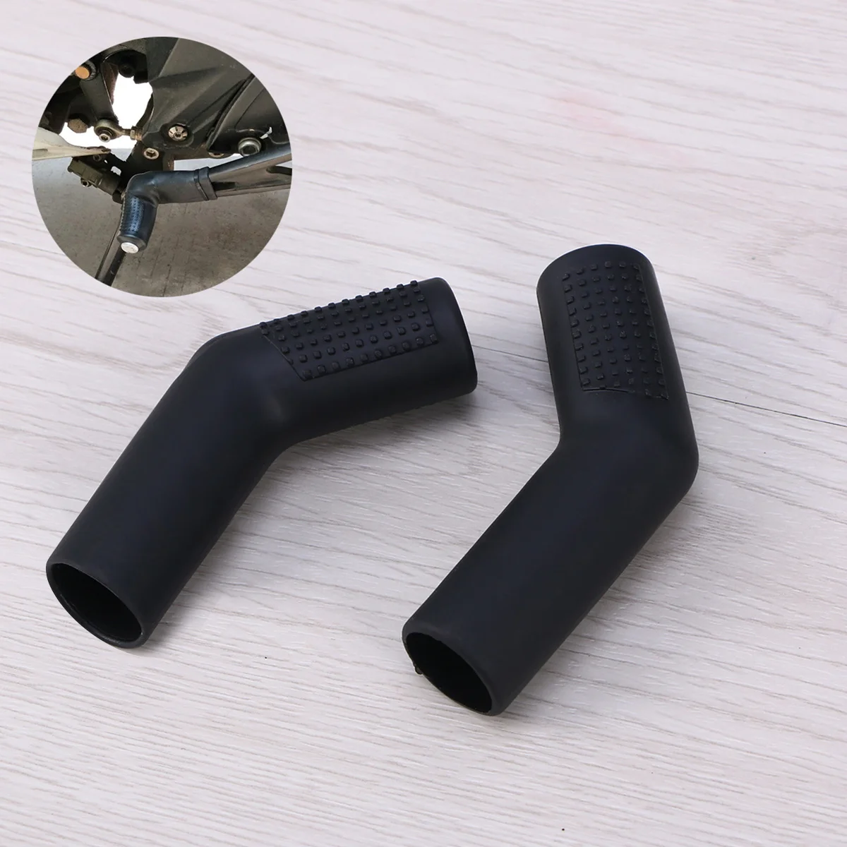 

2Pcs Motorcycle Gear Shifter Shoe Protector Rubber Non-Slip Adjustable Durable Protective Boot Cover Black Shoe Protector