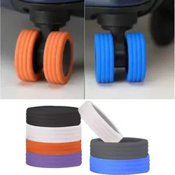 Silicone Wheels Protector para Bagagem de Viagem, Caster Shoes, Reduzir o ruído, Guard Cover, Suitcase Acessórios, 4 Pcs, 8Pcs