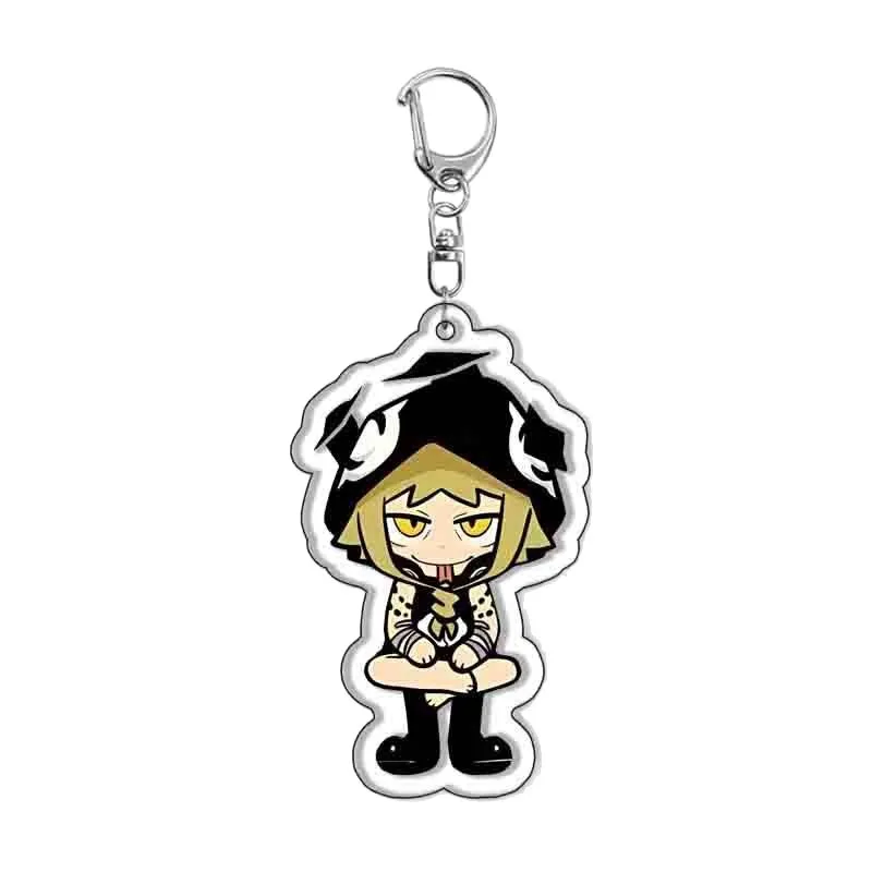 Anime Soul Eater Death the Kid Acrylic Keychain 20th Anniversary Goth Y2K Backpack Pendant Decor Cosplay Fans Collection Gift image 6