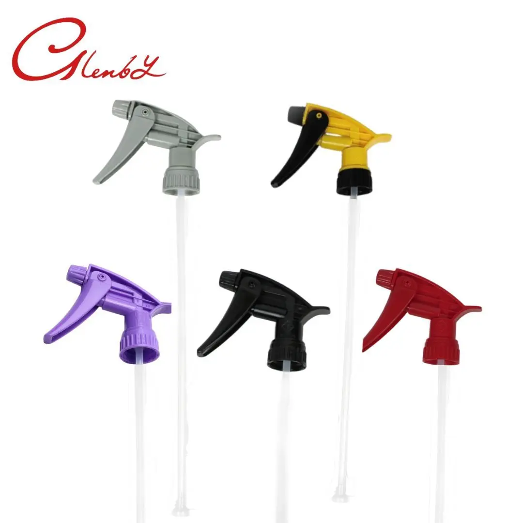

5 Pcs Adjustable Trigger Sprayer Heavy Duty Sprayer Head Acid And Alkali Resistant For Auto Detailing Car Cleaning Home Garden