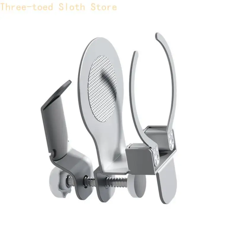 Desk Mount Aluminum Cup Organizers Underdesk Headphone Stand Hanger Full Circles E74A - view 2