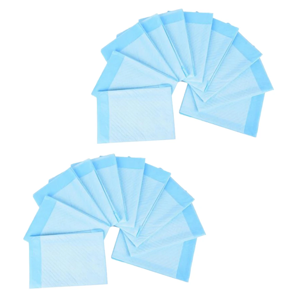 

20 Pcs Urine Pad Adult Diaper Pads Patient Accessories Mattress Bed Wetting Urinary Incontinence Nursing Pee Absorbing