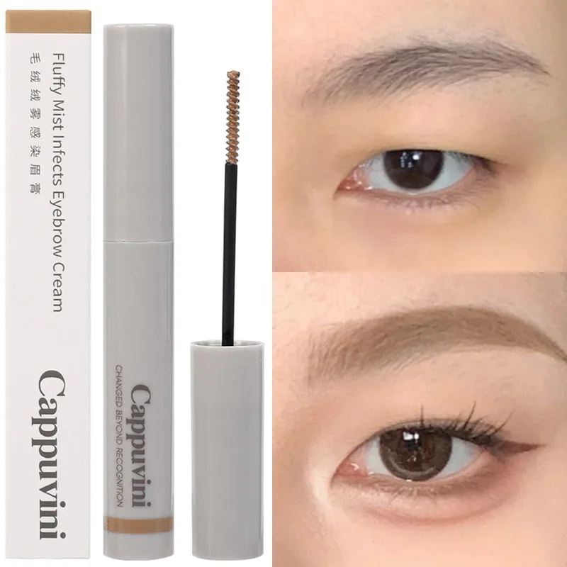 Lasting Natural Liquid Dyeing Eyebrow Cream Waterproof Eyebrows Enhancer Tint Black Brown Mascara Eye Brow Gel Makeup Cosmetics