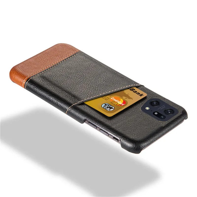 محفظة ل ممن لهم البحث X5 برو حافظة ممن لهم البحث X3 X5 برو غطاء مختلط لصق بو الجلود حامل بطاقة الائتمان غطاء ل البحث X5 برو