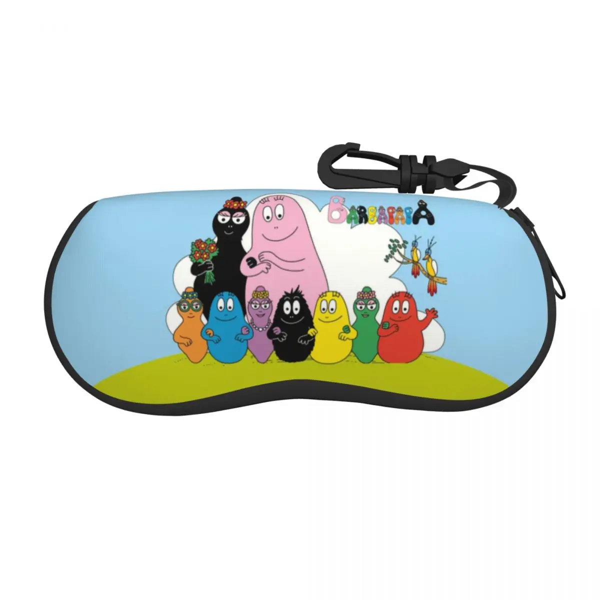 Barbapapa Family Cartoon Comics Shell Eyeglasses Protector Cases Fashion Sunglass Case Glasses Bag