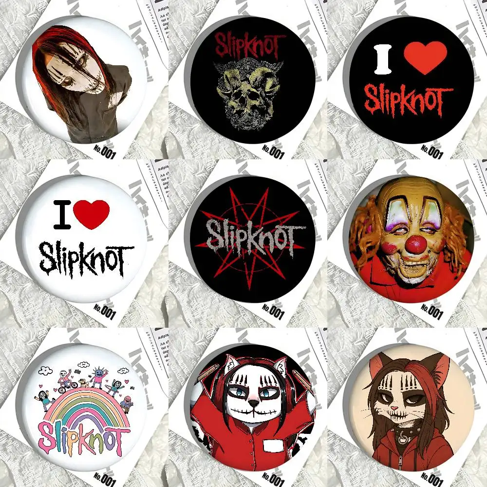 

Rock Band S-Slipknots For Clothes Anime Enamel Pin Cute Things Cartoon Cosplay Badges On Backpack Brooch Art Gifts