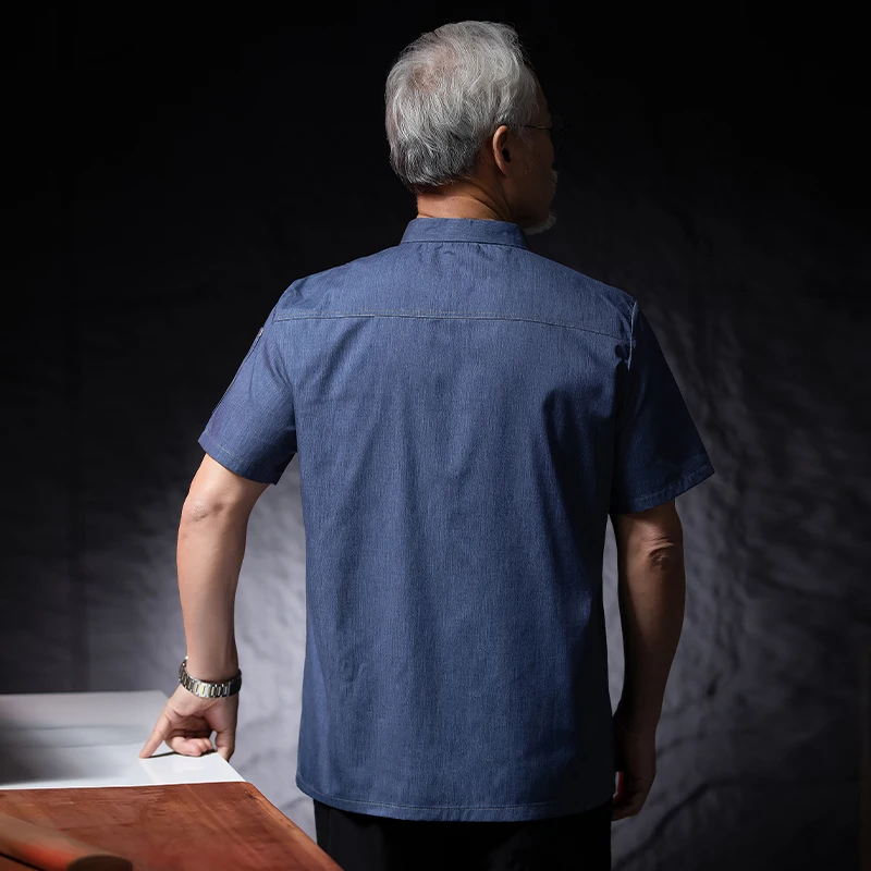 ชุดยูนิฟอร์มเชฟสำหรับทำอาหารชุดเครื่องแบบพนักงานโรงแรมสำหรับทำอาหารเสื้อเชฟแจ็กเก็ตบริกรชาย