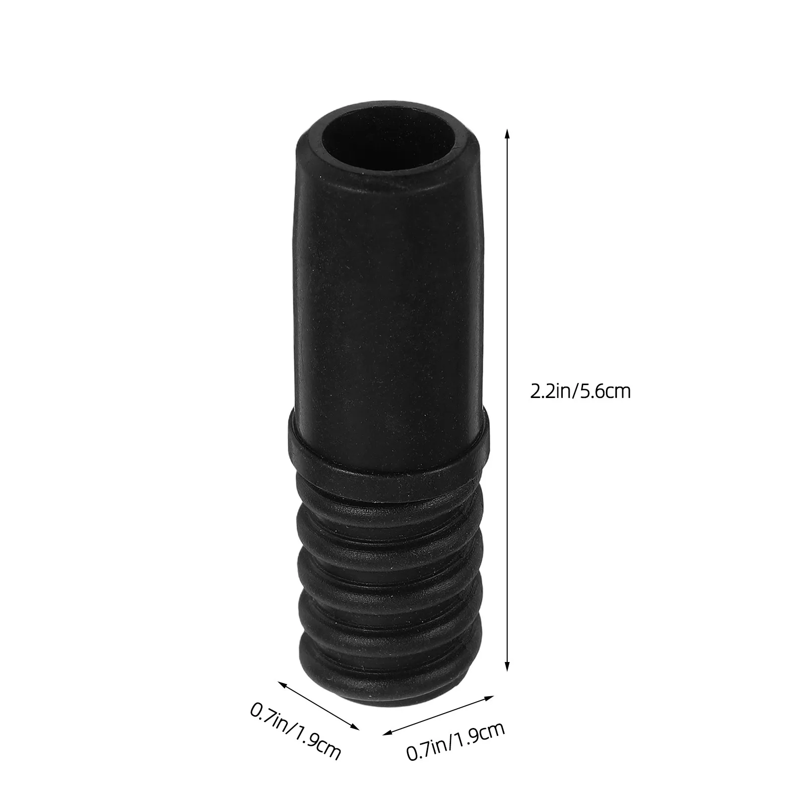 2Pcs Ergonomic Threaded Pole Connectors 0.71inch Standard Thread Broom Handle Replacement Parts Plastic Tip Adapter for Mop