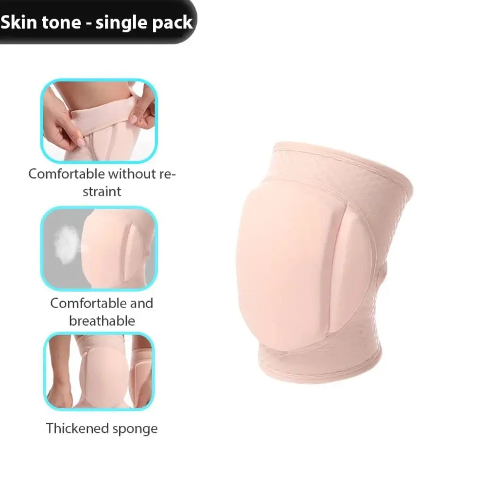 Thickening Sponge Sports Knee Pads Yoga Brace Support Dance Knee Pads Black/Pink Anti Collision Elastic Knee Pads