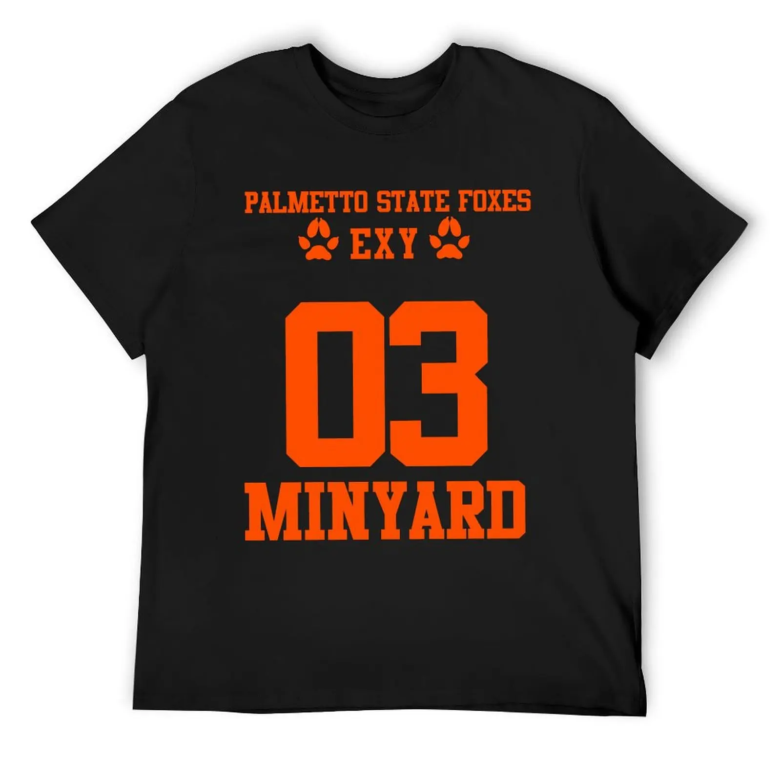 

all for the game palmetto state foxes andrew minyard jersey T-Shirt anime clothes vintage graphic tee black t shirts for men