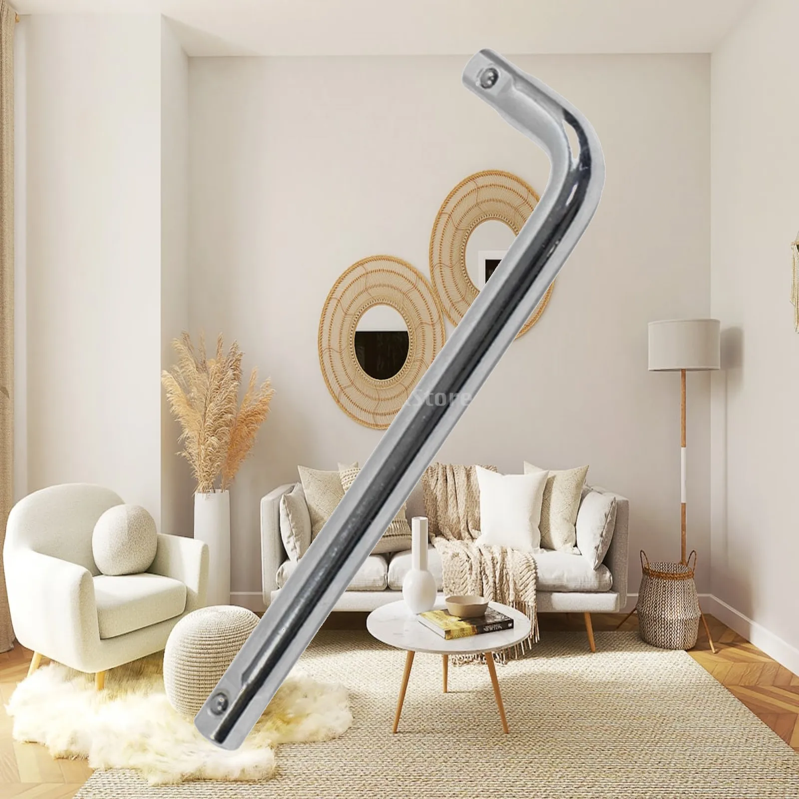 

Connection Rod Steel Angle Valve Wrench Bathroom Plumbing Tool Easy Installation for Kitchen Sink Water Spigots