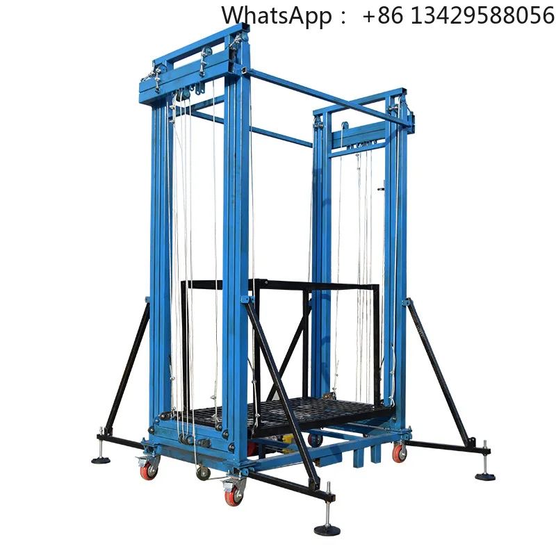 Small assembly simple electric scaffolding 2m-12m lift movable lift electric lift platform Customized products