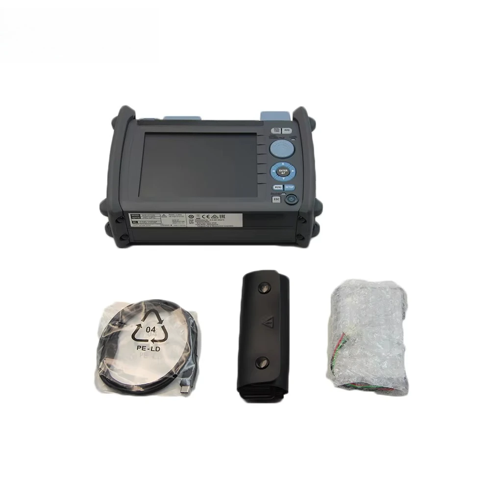 AQ1000 AQ1210A OTDR Tester 1310/1550nm 37/35dB High-Speed, Multi-Touch, Real-Time Fiber Network Analysis Original New