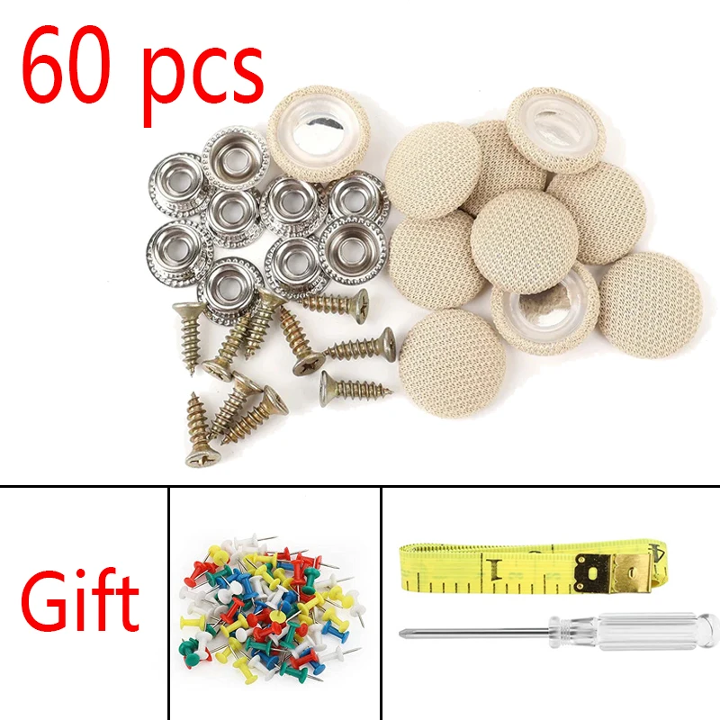 Car Interior Roof Fixing Buckles Screw Set Headliner Cloth Fabric Rivets Retainer Buckle Fastener Auto Accessories