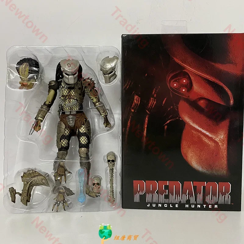 

Фигурка NECA, Охотник джунглей, хищник, 18 см, экшн-фигурка с аксессуарами, инопланетянин, Коллекционная модель, игрушки, подвижная шарнирная кукла, искусственная